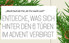 Türen öffnen –Impulse für die Adventszeit